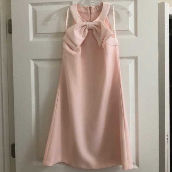 ted baker pink bow dress